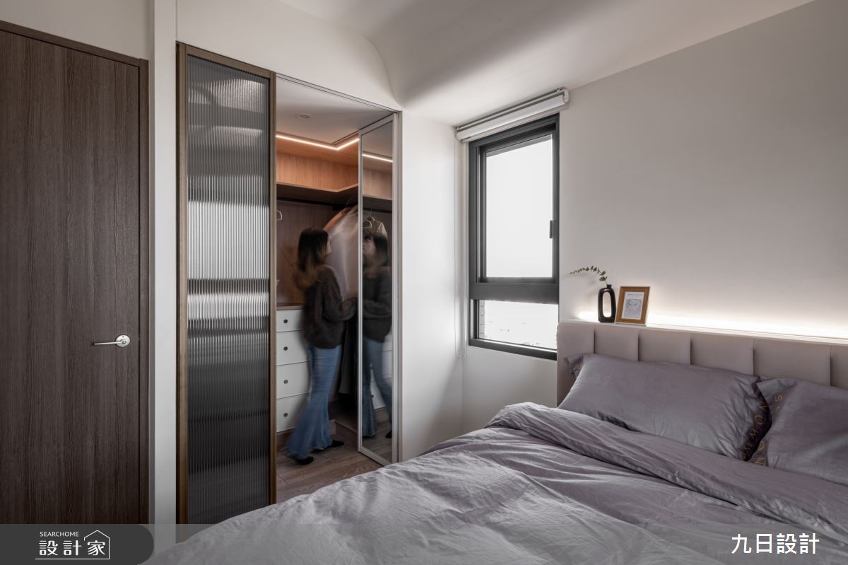 24坪新成屋(5年以下)＿現代義式風臥室更衣間案例圖片＿九日室內裝修設計＿九日_103之23