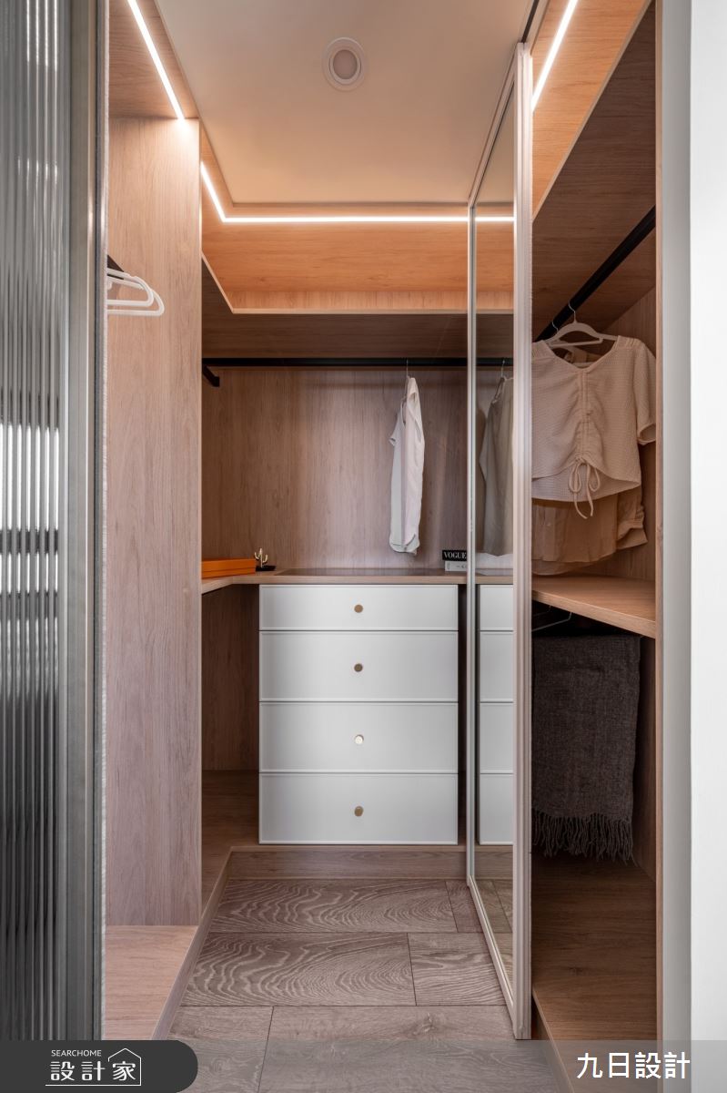 24坪新成屋(5年以下)＿現代義式風更衣間案例圖片＿九日室內裝修設計＿九日_103之24