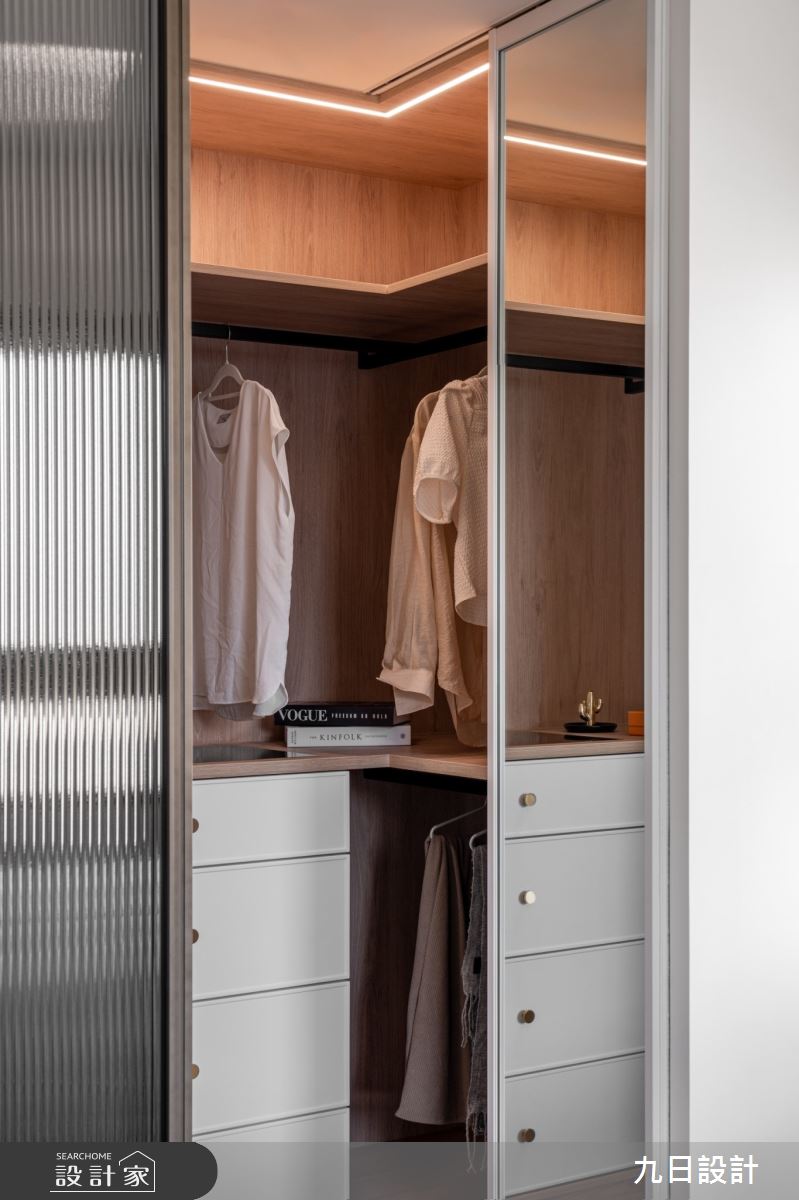 24坪新成屋(5年以下)＿現代義式風更衣間案例圖片＿九日室內裝修設計＿九日_103之25