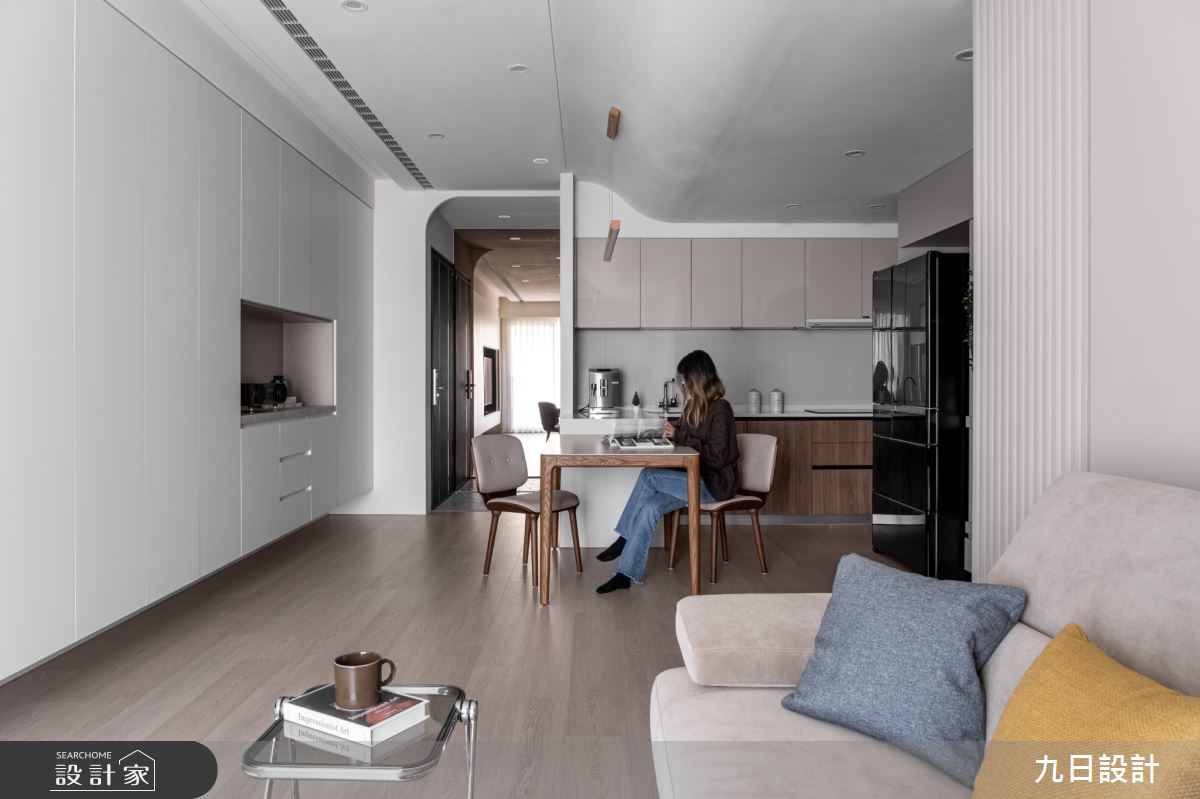 24坪新成屋(5年以下)＿現代義式風客廳餐廳案例圖片＿九日室內裝修設計＿九日_103之17