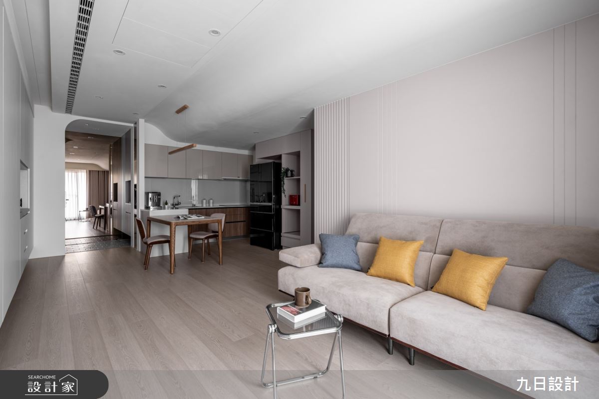24坪新成屋(5年以下)＿現代義式風客廳餐廳廚房案例圖片＿九日室內裝修設計＿九日_103之16