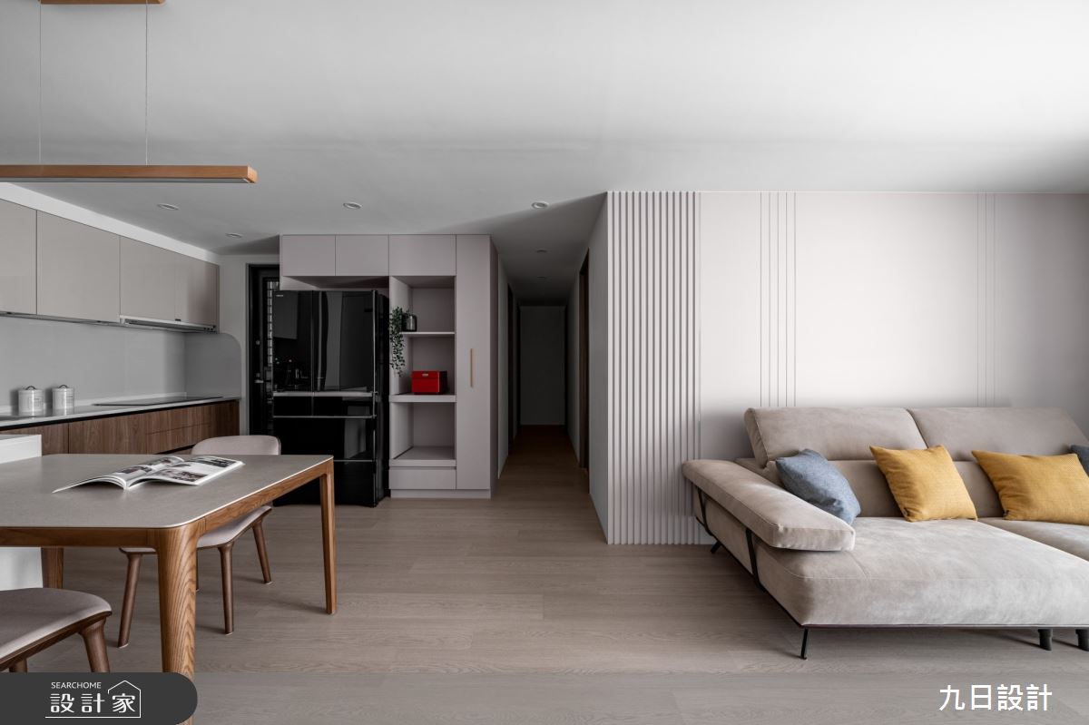 24坪新成屋(5年以下)＿現代義式風客廳餐廳廚房案例圖片＿九日室內裝修設計＿九日_103之14