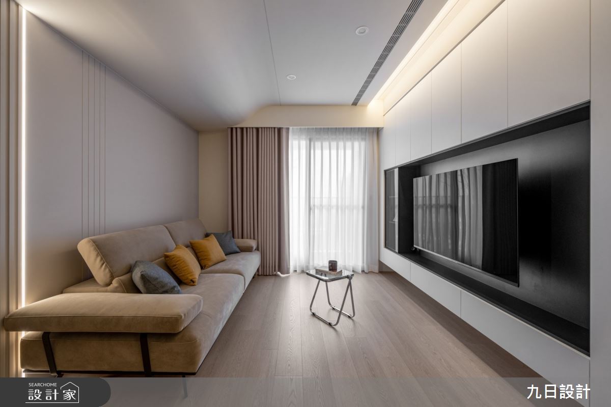 24坪新成屋(5年以下)＿現代義式風客廳案例圖片＿九日室內裝修設計＿九日_103之12