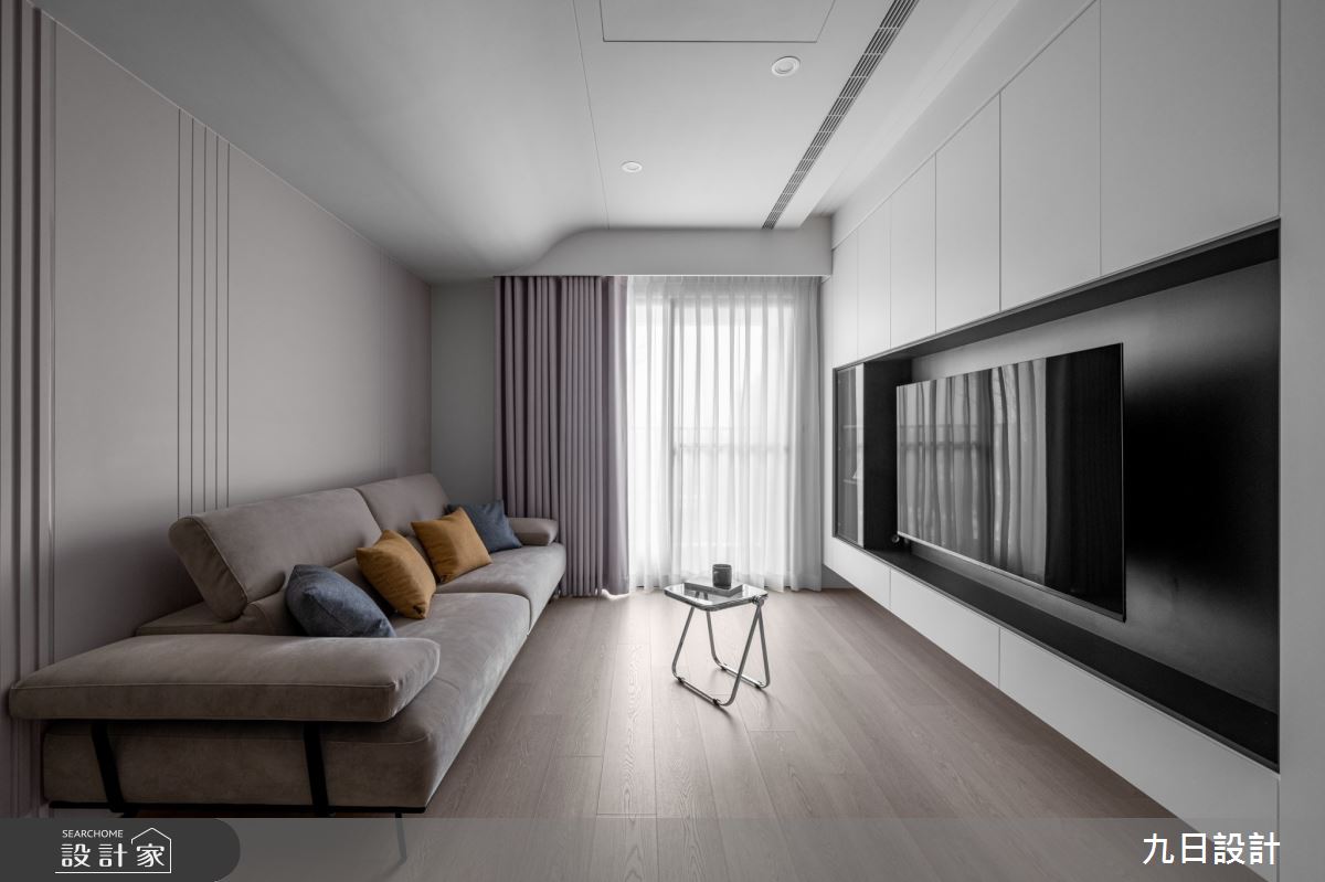 24坪新成屋(5年以下)＿現代義式風客廳案例圖片＿九日室內裝修設計＿九日_103之11
