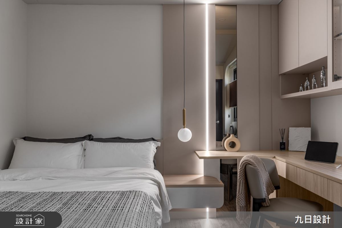 100坪新成屋(5年以下)＿現代美式輕奢風臥室案例圖片＿九日室內裝修設計＿九日_104之43
