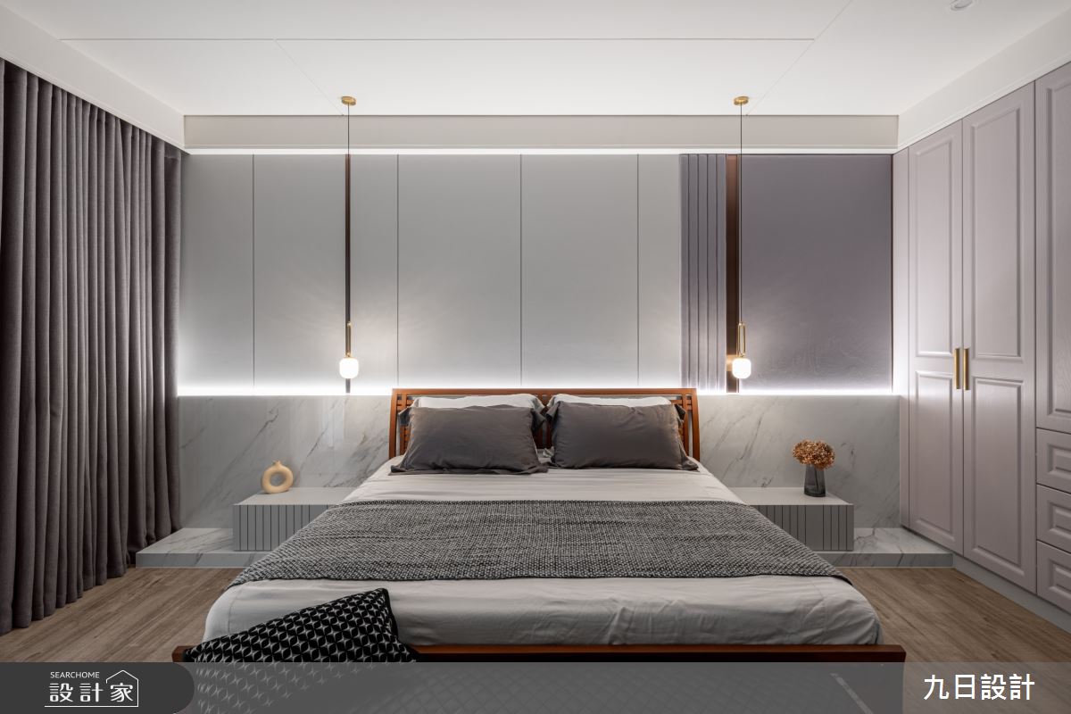 100坪新成屋(5年以下)＿現代美式輕奢風臥室案例圖片＿九日室內裝修設計＿九日_104之28