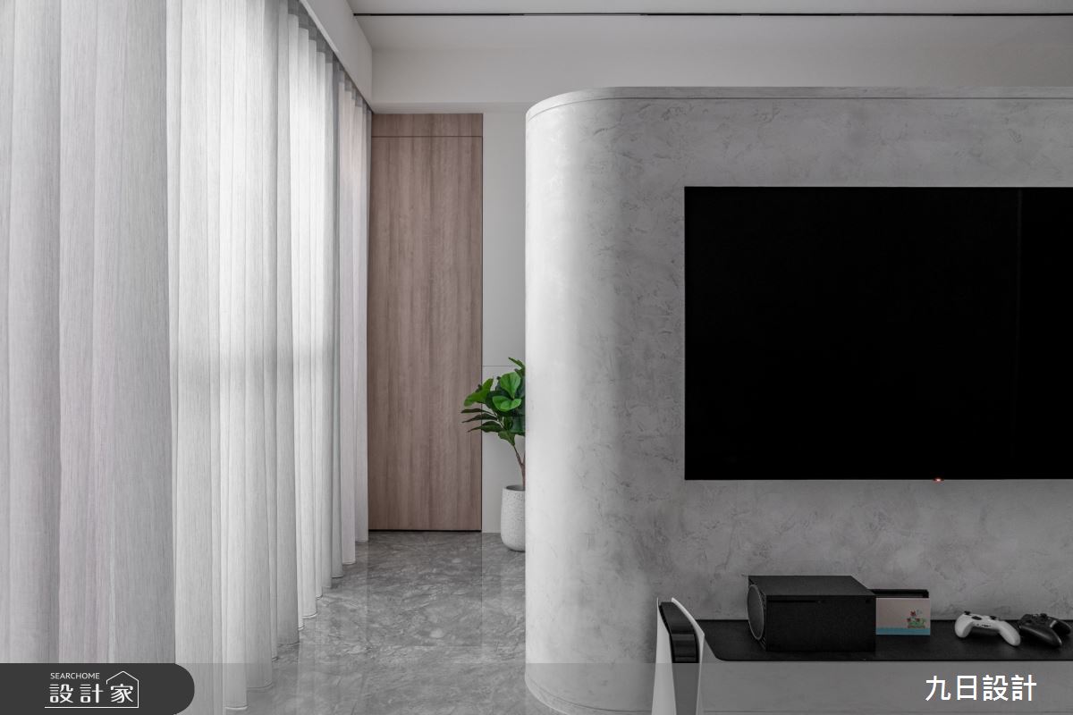 100坪新成屋(5年以下)＿現代美式輕奢風客廳案例圖片＿九日室內裝修設計＿九日_104之4