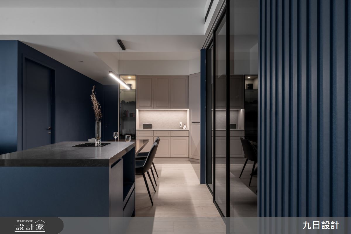 27坪新成屋(5年以下)＿北歐風餐廳中島案例圖片＿九日室內裝修設計＿九日_106之6