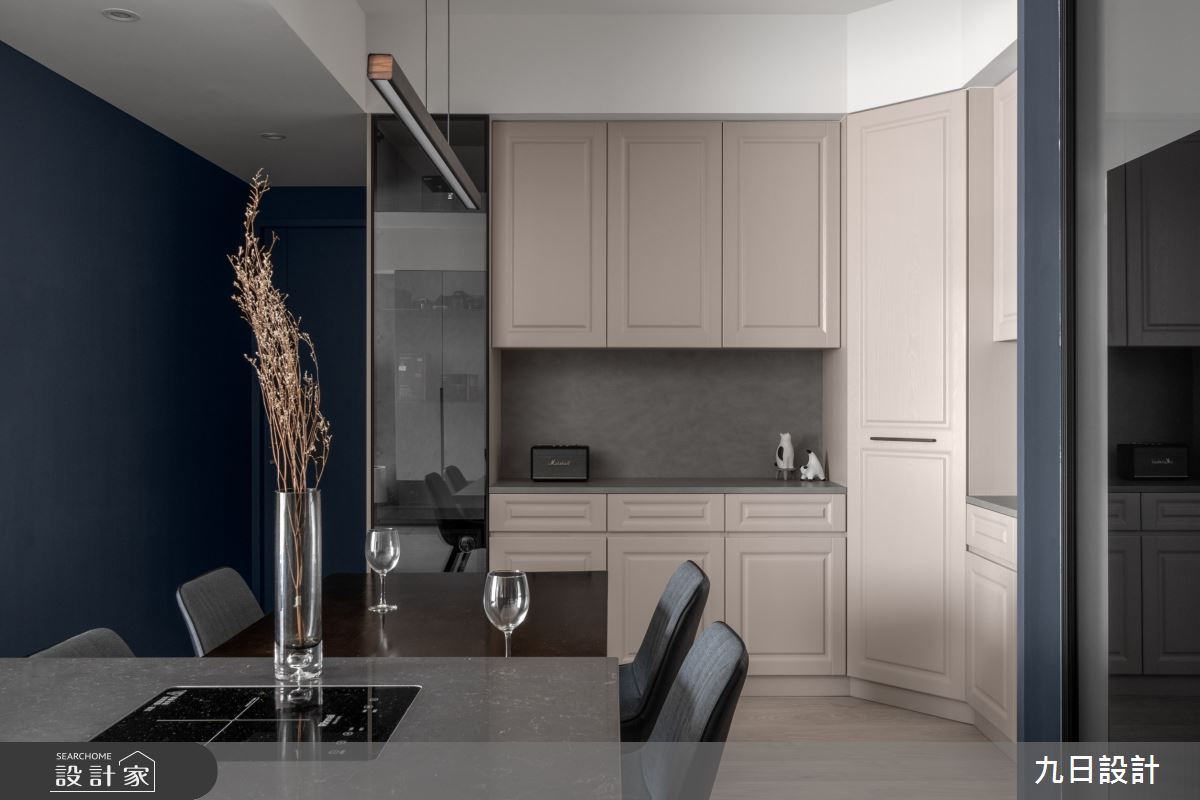 27坪新成屋(5年以下)＿北歐風餐廳中島案例圖片＿九日室內裝修設計＿九日_106之7
