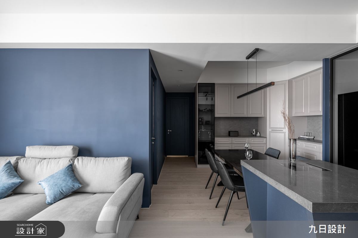 27坪新成屋(5年以下)＿北歐風客廳餐廳走廊中島案例圖片＿九日室內裝修設計＿九日_106之30