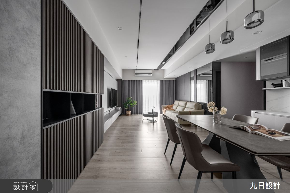 22坪新成屋(5年以下)＿現代風客廳餐廳案例圖片＿九日室內裝修設計＿九日_107之4