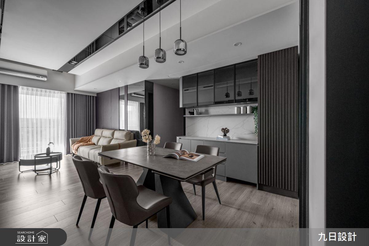 22坪新成屋(5年以下)＿現代風客廳餐廳案例圖片＿九日室內裝修設計＿九日_107之5