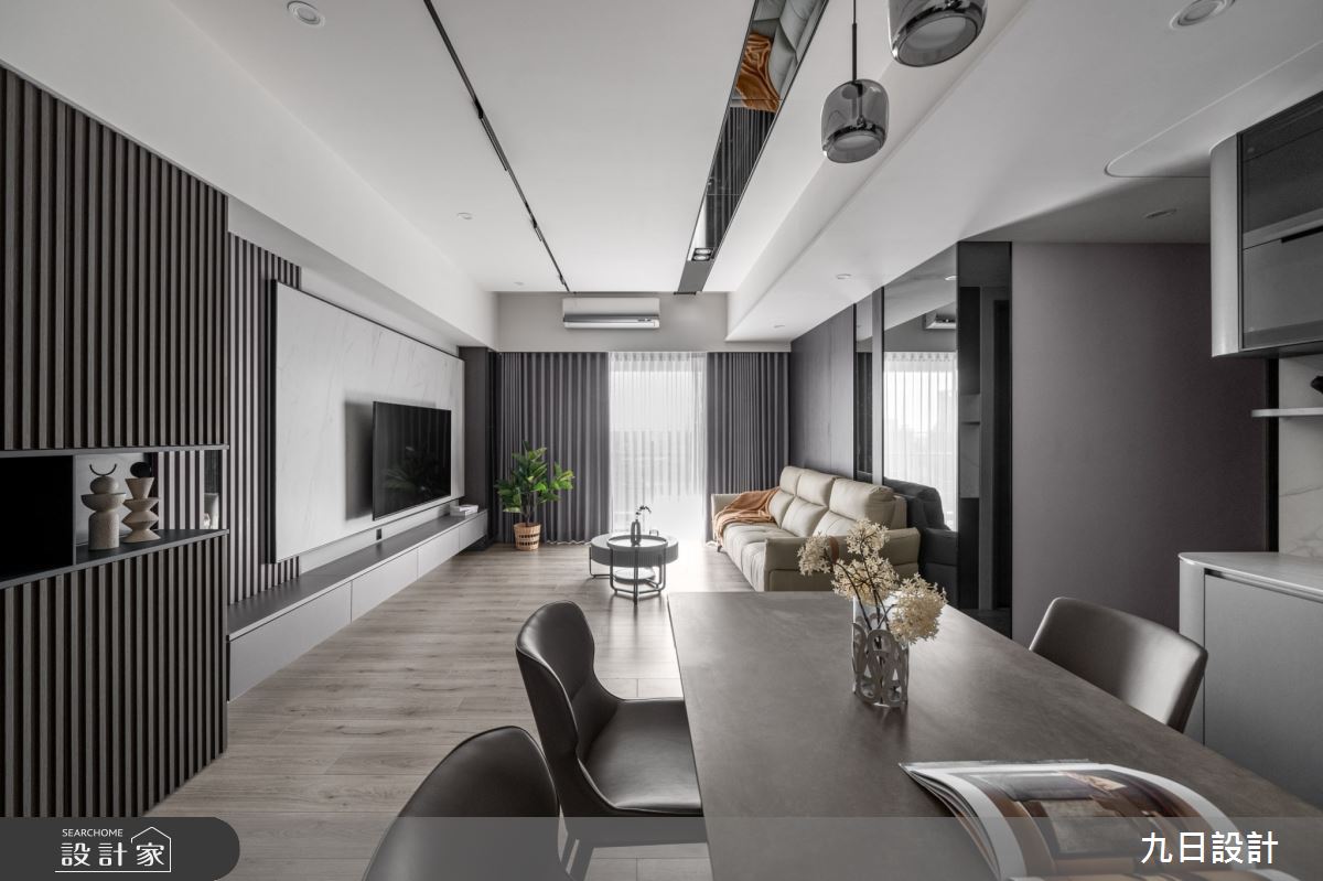22坪新成屋(5年以下)＿現代風客廳餐廳案例圖片＿九日室內裝修設計＿九日_107之13