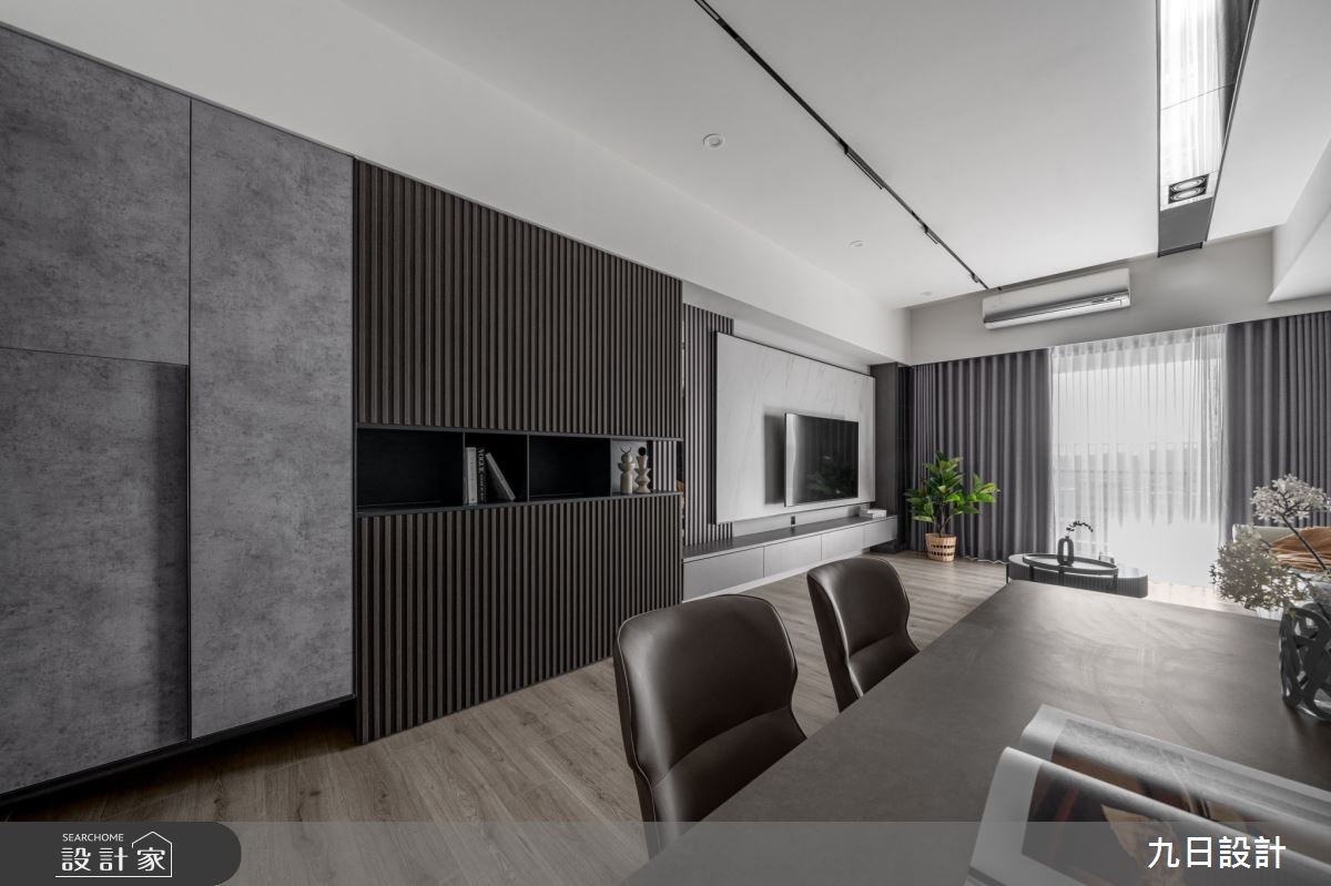 22坪新成屋(5年以下)＿現代風客廳餐廳案例圖片＿九日室內裝修設計＿九日_107之12