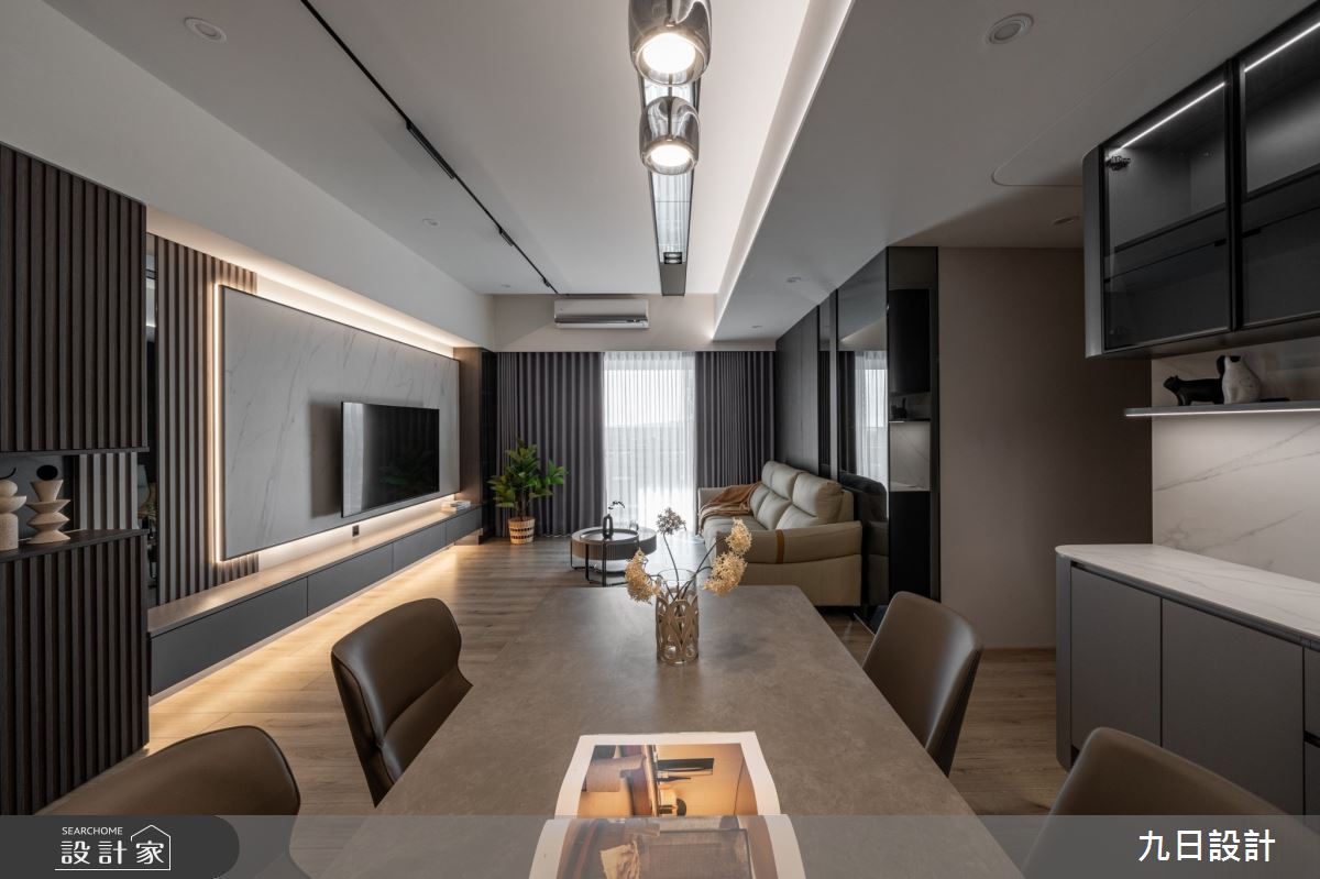 22坪新成屋(5年以下)＿現代風客廳餐廳案例圖片＿九日室內裝修設計＿九日_107之15