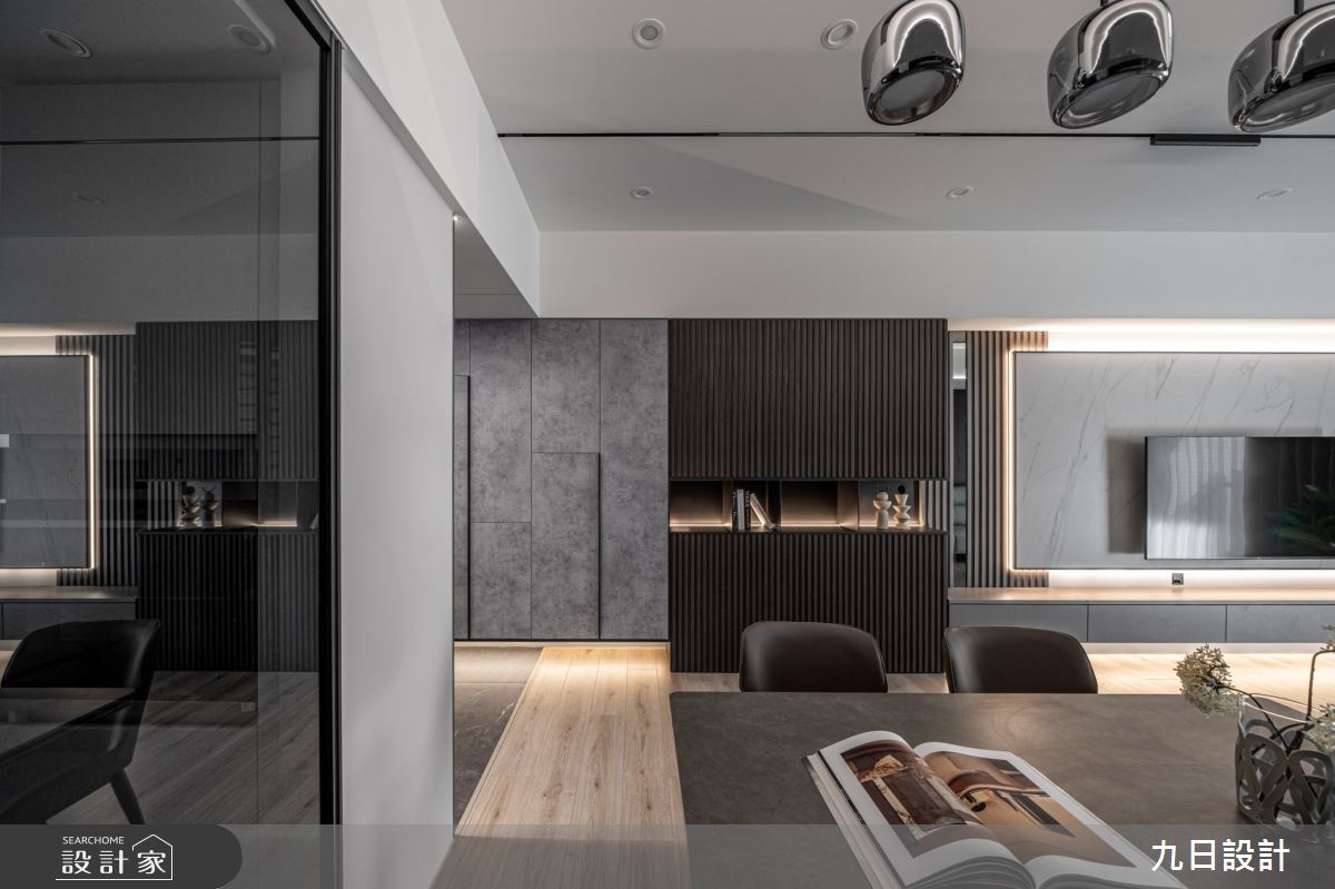 22坪新成屋(5年以下)＿現代風客廳餐廳案例圖片＿九日室內裝修設計＿九日_107之16