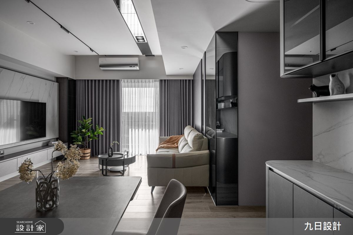 22坪新成屋(5年以下)＿現代風客廳餐廳案例圖片＿九日室內裝修設計＿九日_107之19