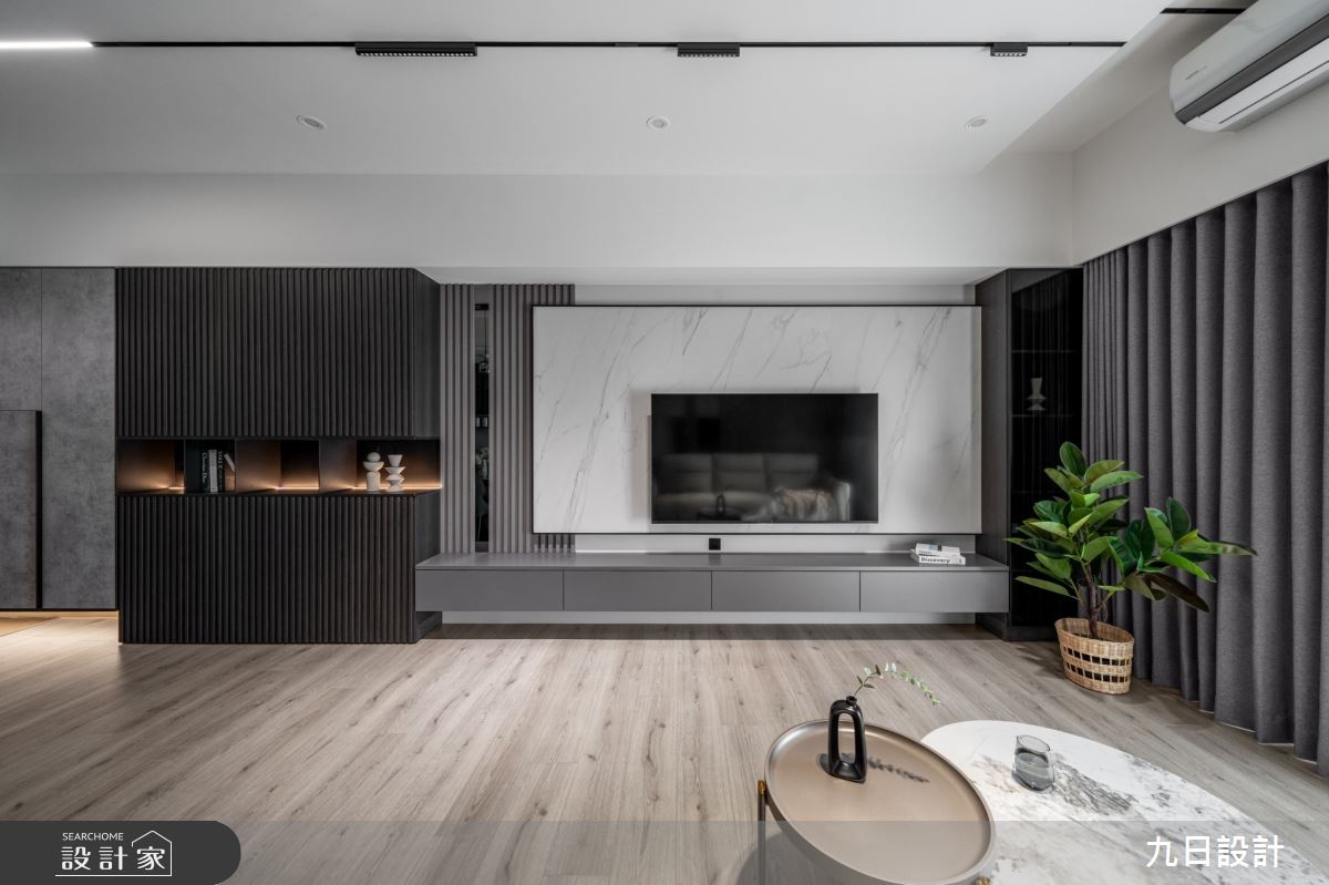 22坪新成屋(5年以下)＿現代風客廳案例圖片＿九日室內裝修設計＿九日_107之21