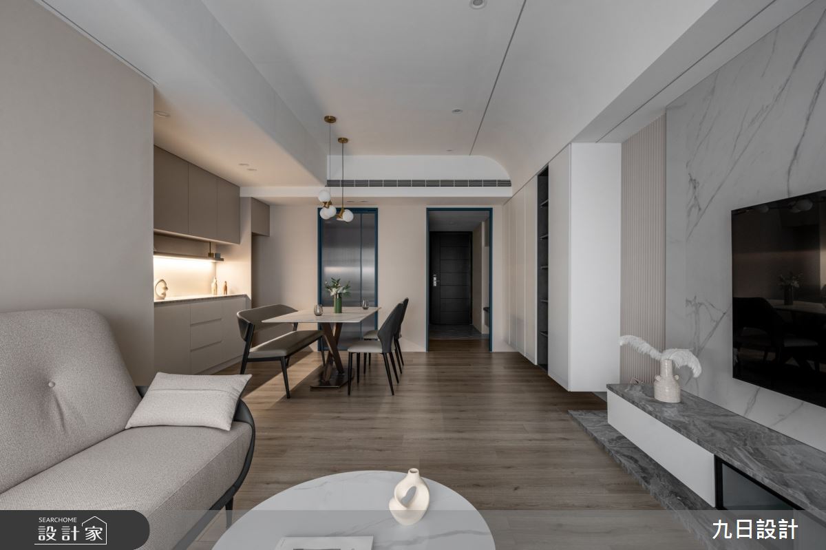 22坪新成屋(5年以下)＿現代風客廳餐廳案例圖片＿九日室內裝修設計＿九日_108之21