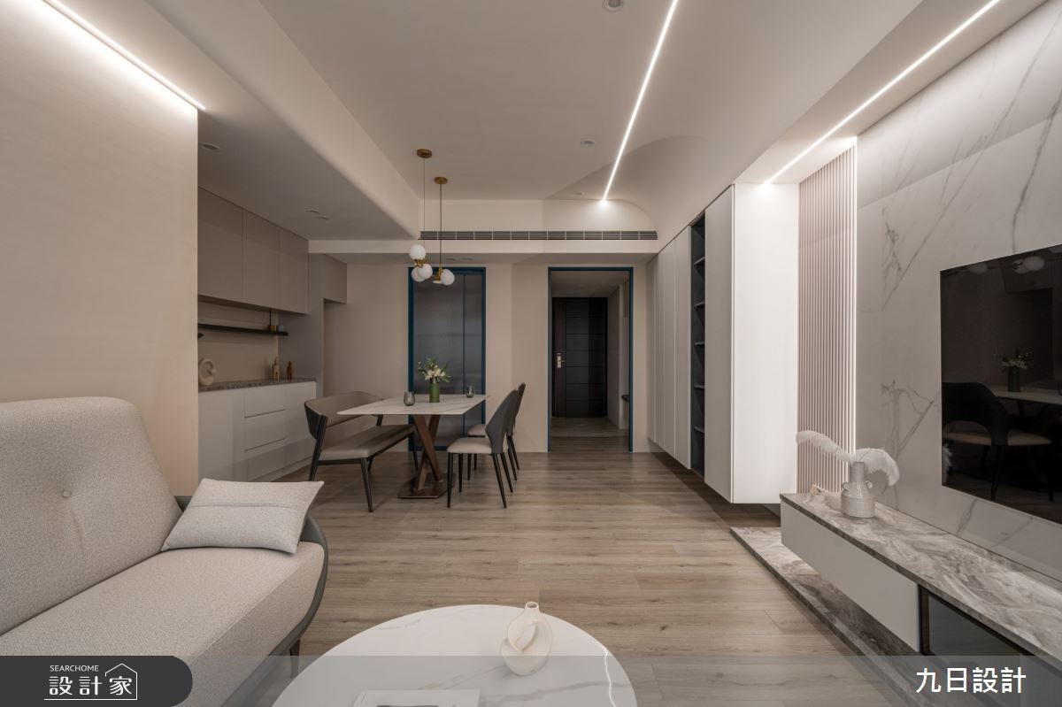 22坪新成屋(5年以下)＿現代風客廳餐廳案例圖片＿九日室內裝修設計＿九日_108之20