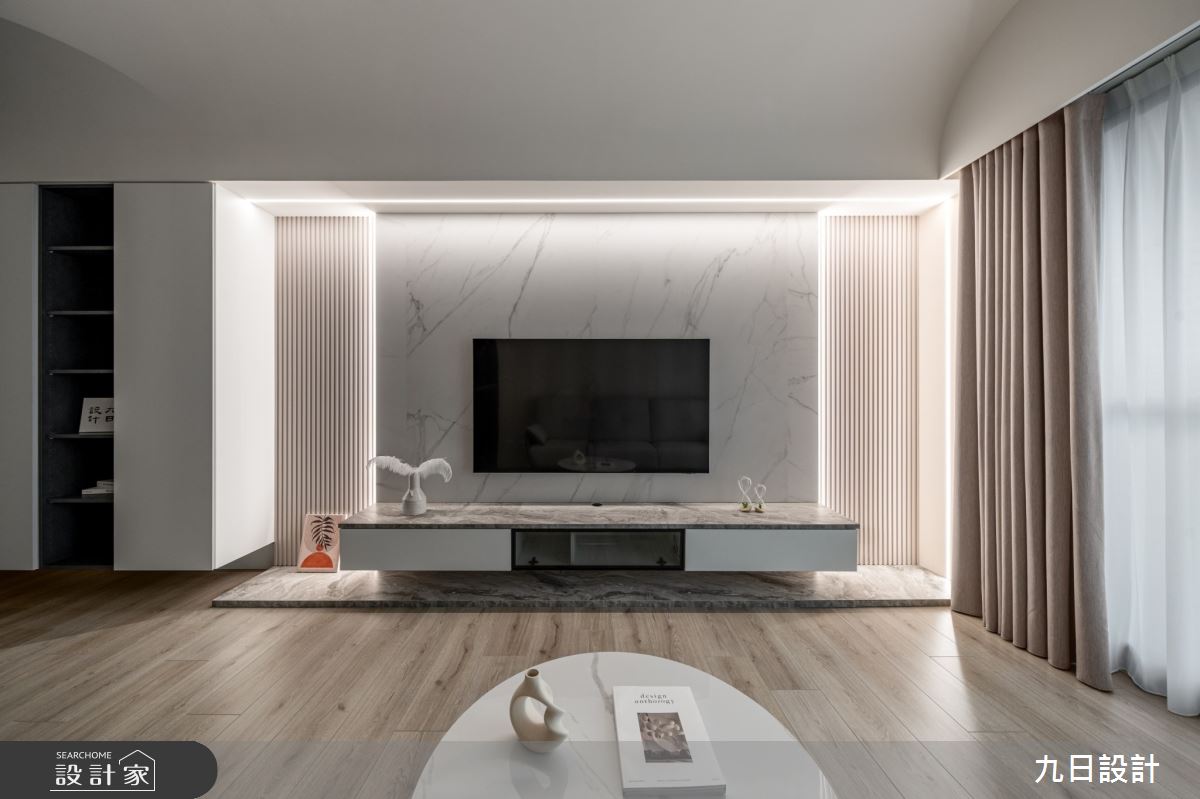 22坪新成屋(5年以下)＿現代風客廳案例圖片＿九日室內裝修設計＿九日_108之19