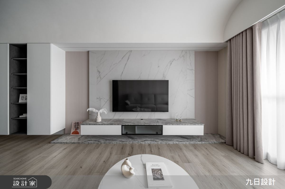 22坪新成屋(5年以下)＿現代風客廳案例圖片＿九日室內裝修設計＿九日_108之18