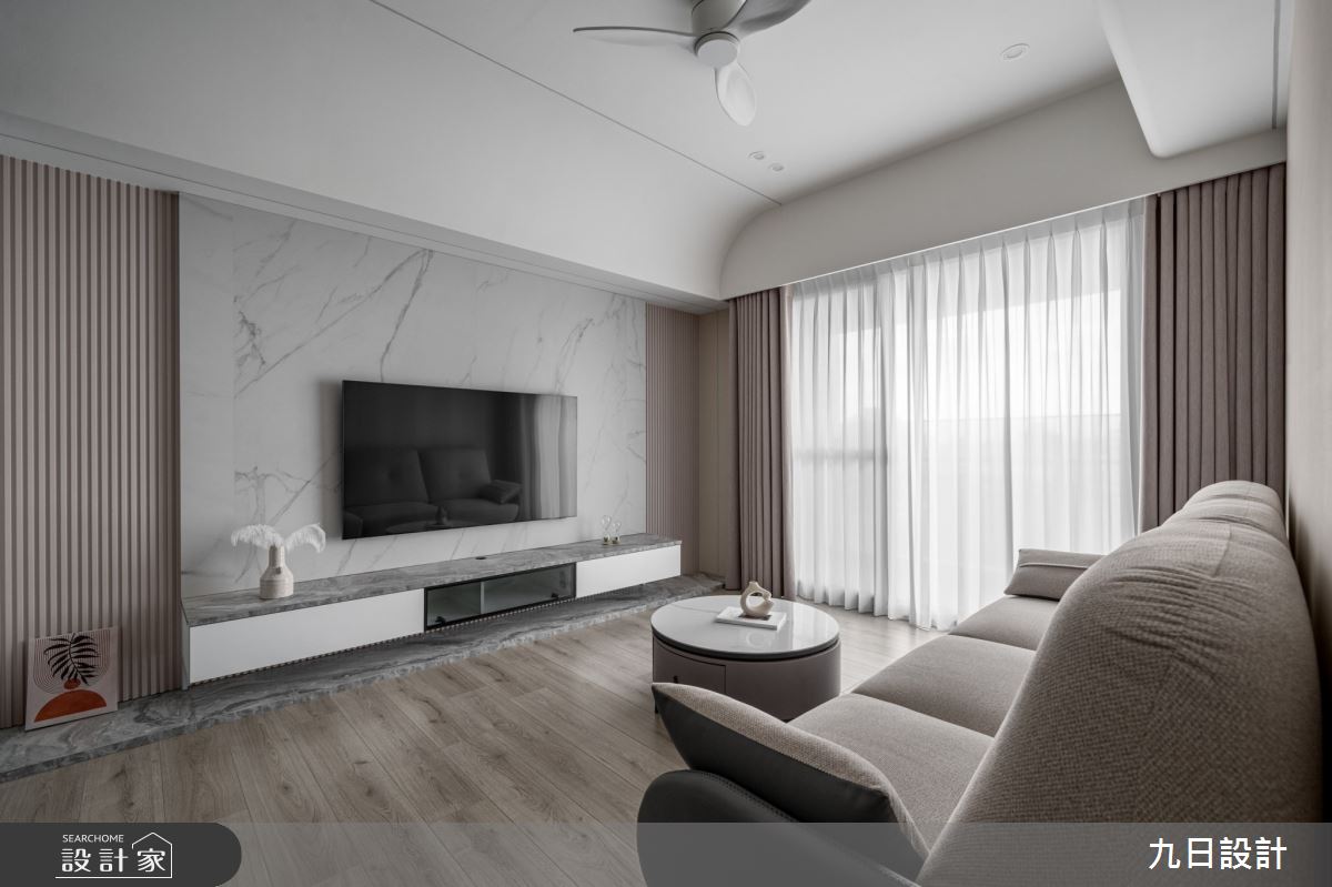 22坪新成屋(5年以下)＿現代風客廳案例圖片＿九日室內裝修設計＿九日_108之17