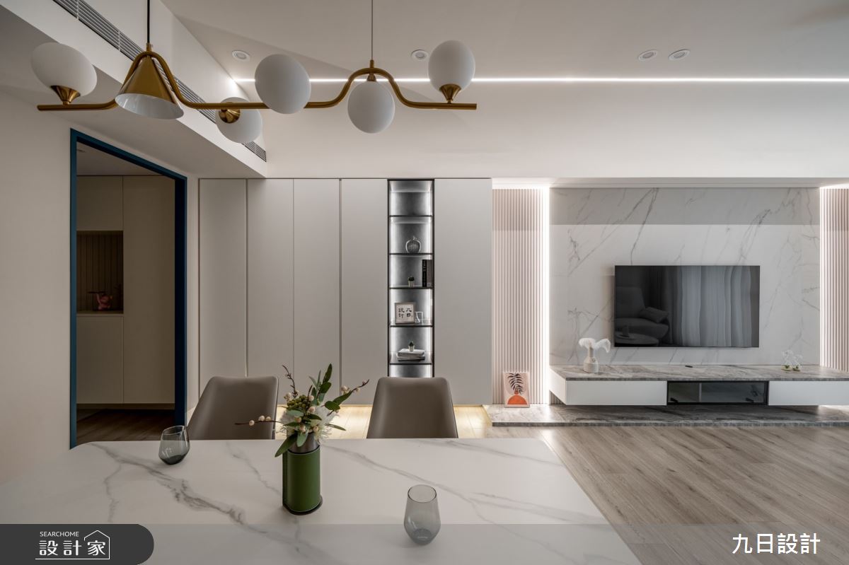 22坪新成屋(5年以下)＿現代風客廳餐廳案例圖片＿九日室內裝修設計＿九日_108之11