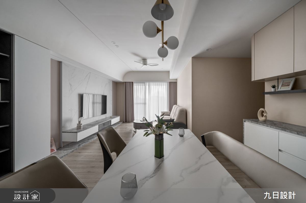 22坪新成屋(5年以下)＿現代風客廳餐廳案例圖片＿九日室內裝修設計＿九日_108之8