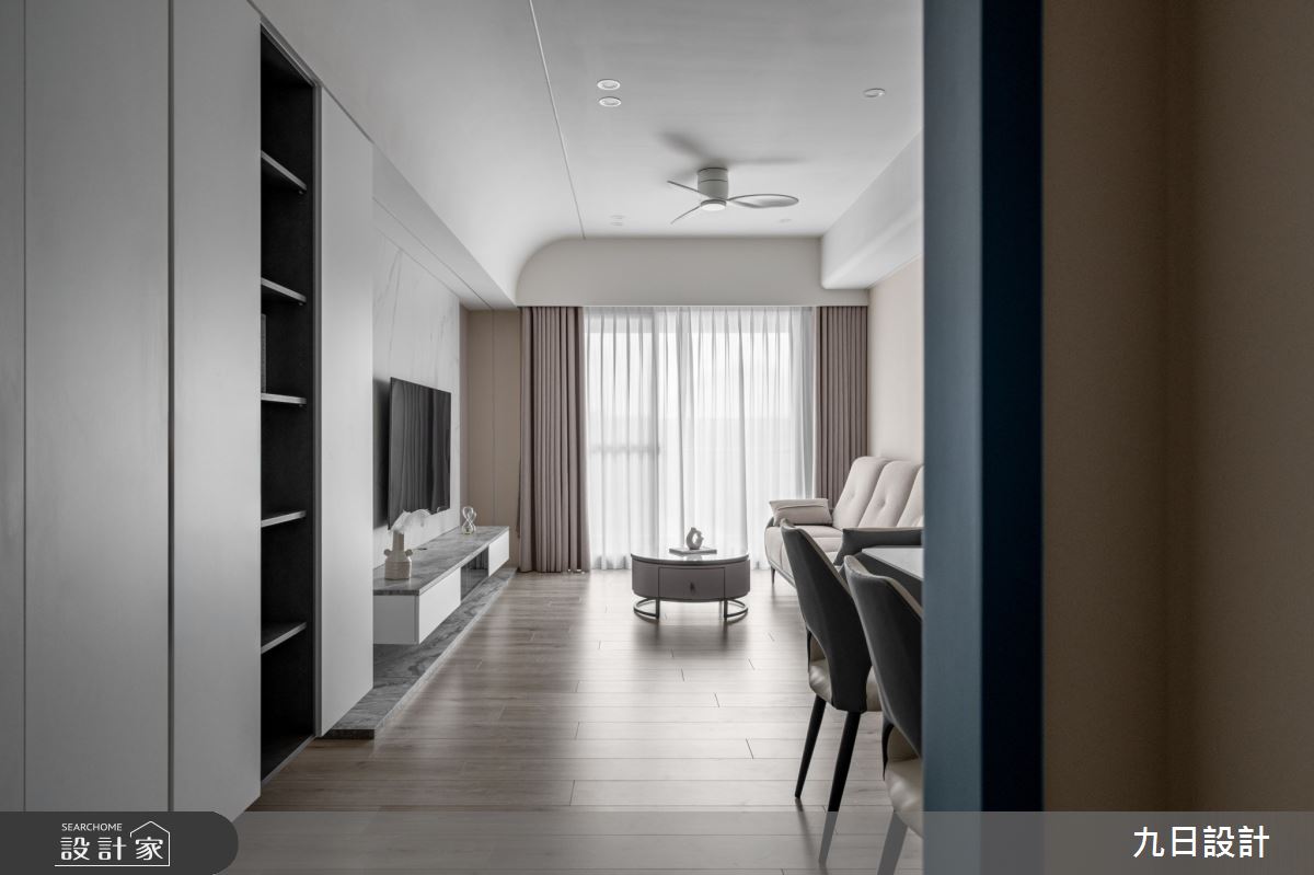 22坪新成屋(5年以下)＿現代風客廳餐廳案例圖片＿九日室內裝修設計＿九日_108之4