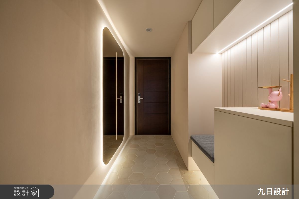 22坪新成屋(5年以下)＿現代風玄關案例圖片＿九日室內裝修設計＿九日_108之2