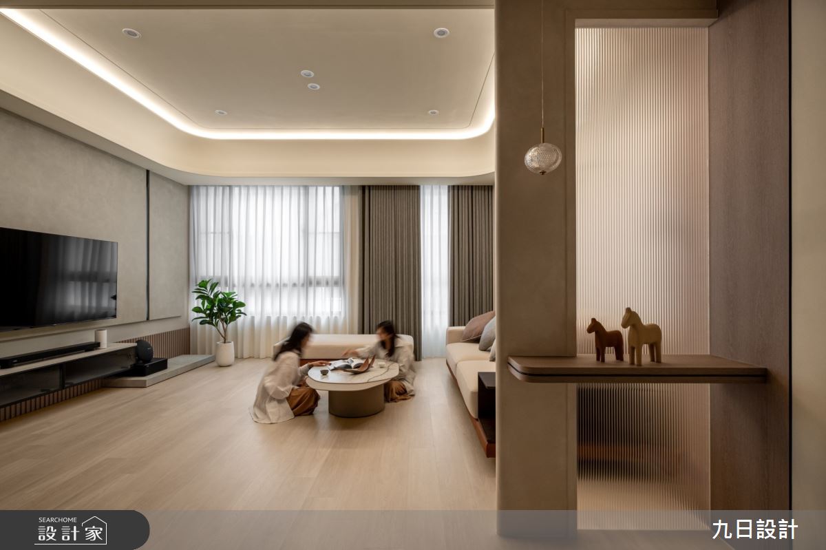 35坪新成屋(5年以下)＿混搭風客廳案例圖片＿九日室內裝修設計＿九日_109之34