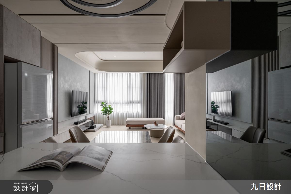 35坪新成屋(5年以下)＿混搭風客廳案例圖片＿九日室內裝修設計＿九日_109之24