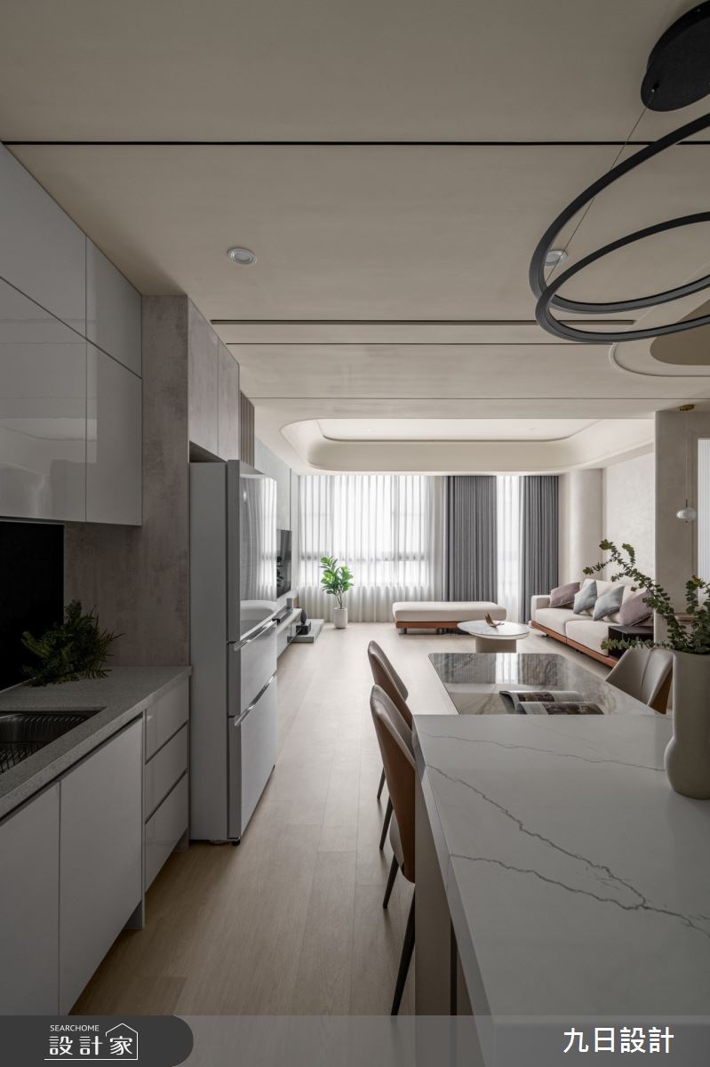 35坪新成屋(5年以下)＿混搭風客廳餐廳案例圖片＿九日室內裝修設計＿九日_109之30