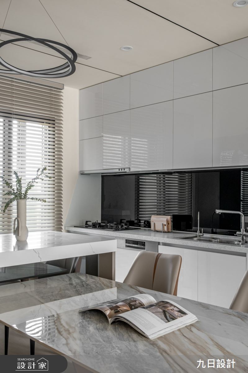 35坪新成屋(5年以下)＿混搭風餐廳廚房案例圖片＿九日室內裝修設計＿九日_109之21