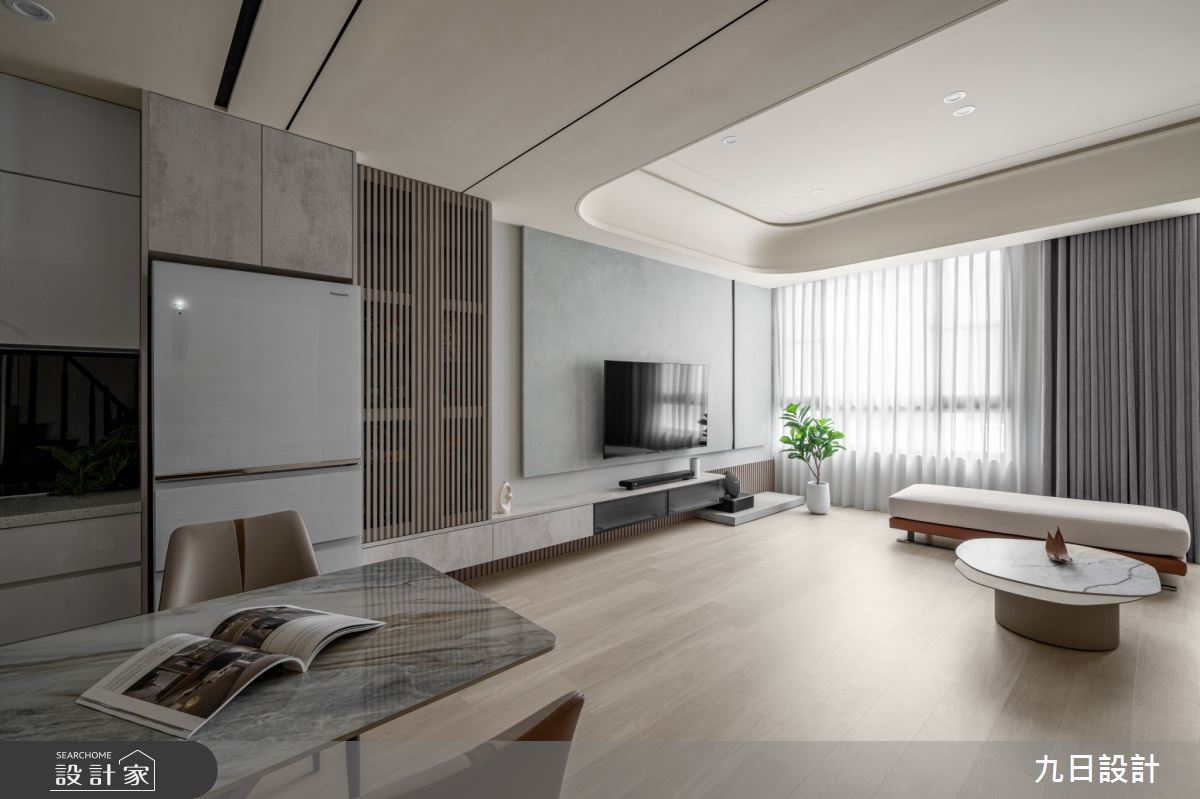 35坪新成屋(5年以下)＿混搭風客廳案例圖片＿九日室內裝修設計＿九日_109之23