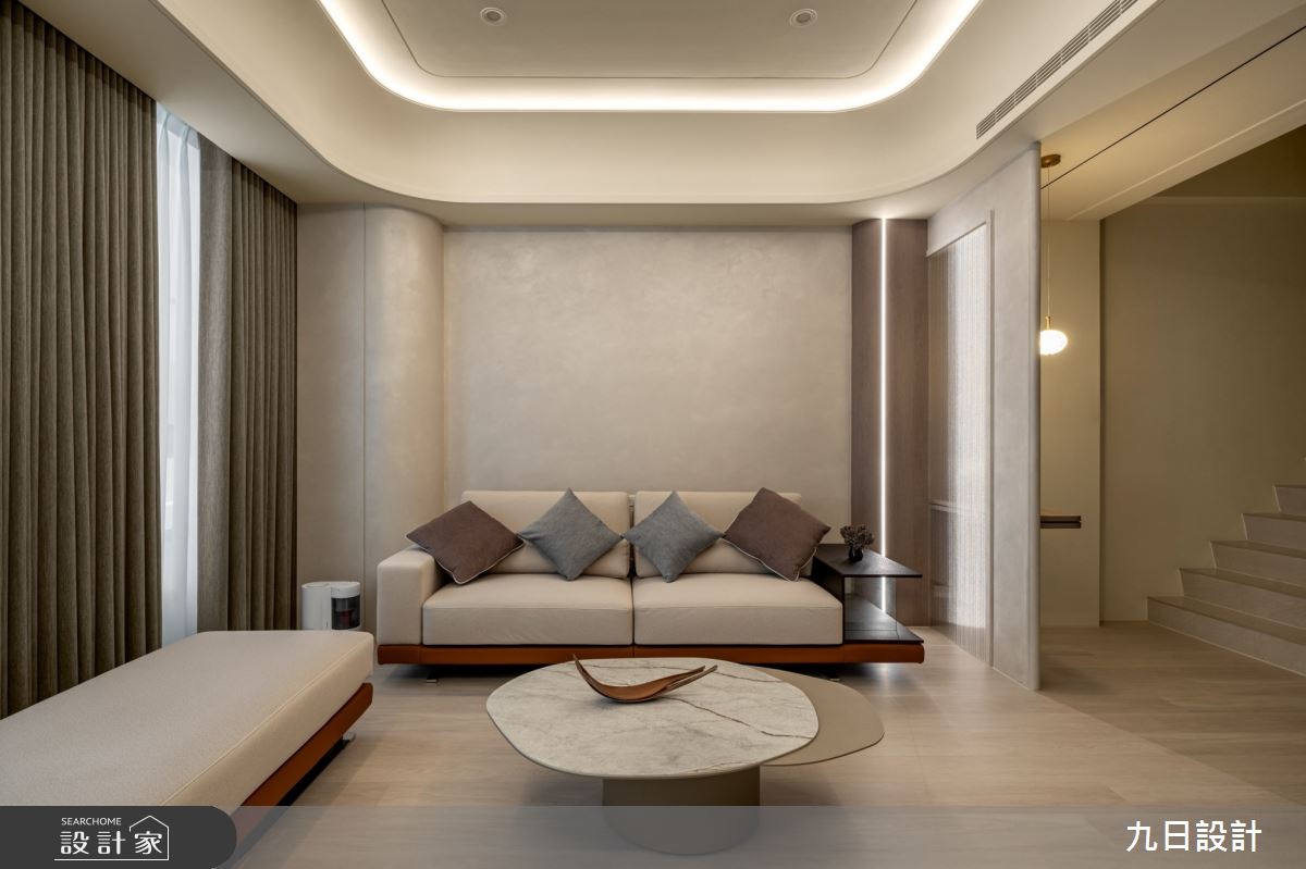 35坪新成屋(5年以下)＿混搭風客廳案例圖片＿九日室內裝修設計＿九日_109之32