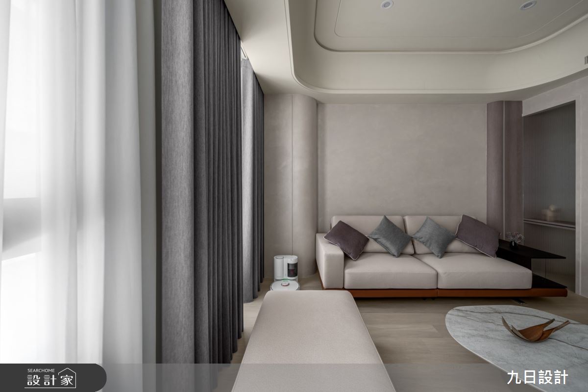 35坪新成屋(5年以下)＿混搭風客廳案例圖片＿九日室內裝修設計＿九日_109之13