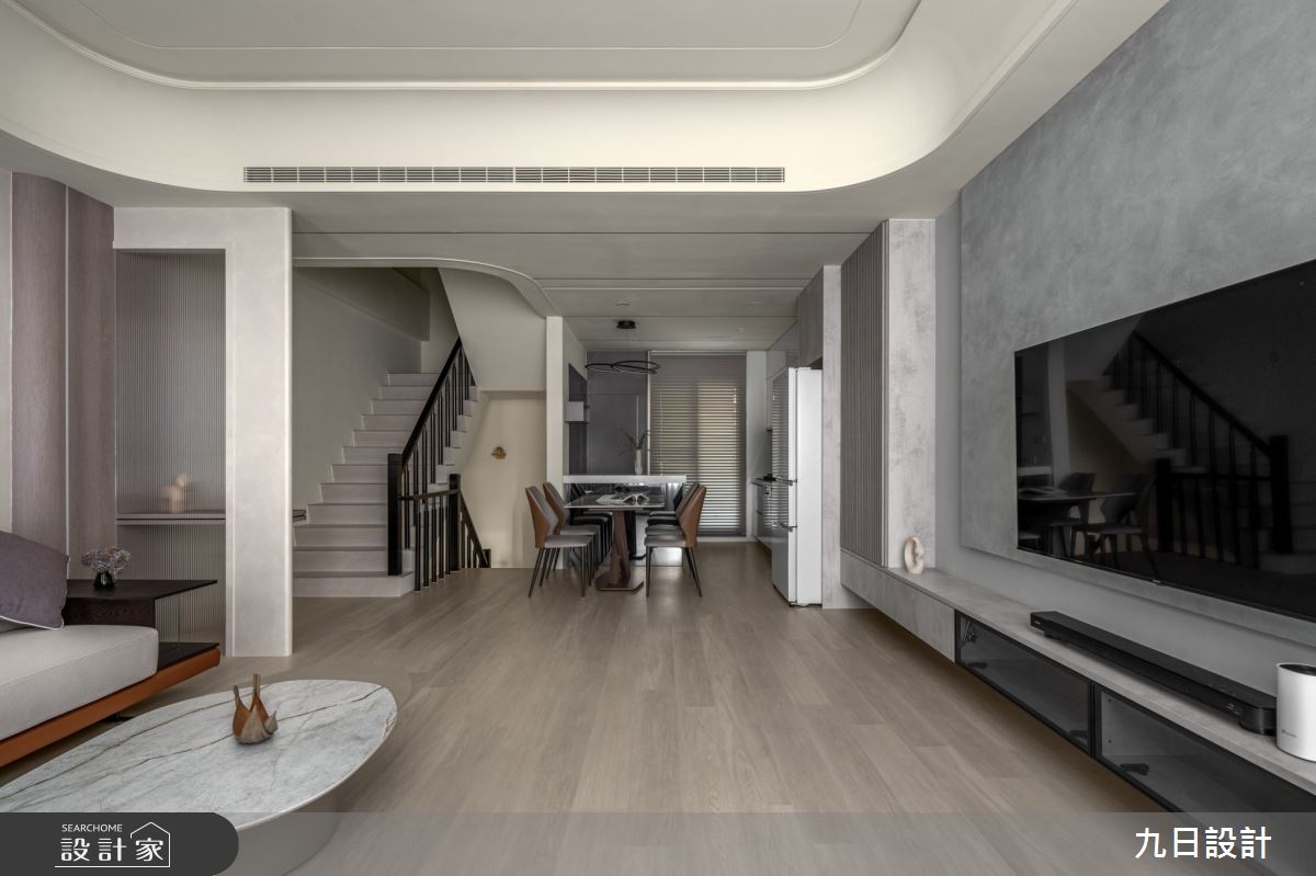35坪新成屋(5年以下)＿混搭風餐廳樓梯案例圖片＿九日室內裝修設計＿九日_109之15