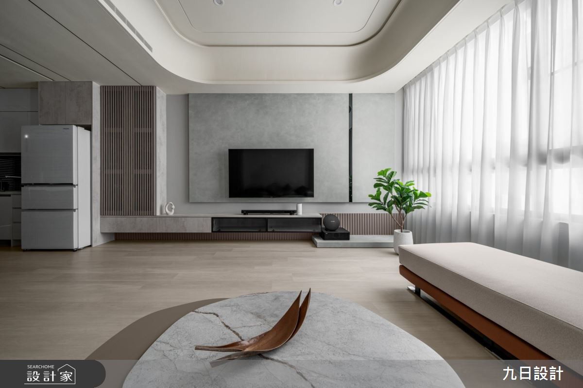 35坪新成屋(5年以下)＿混搭風客廳案例圖片＿九日室內裝修設計＿九日_109之9