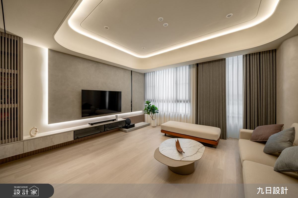 35坪新成屋(5年以下)＿混搭風客廳案例圖片＿九日室內裝修設計＿九日_109之31