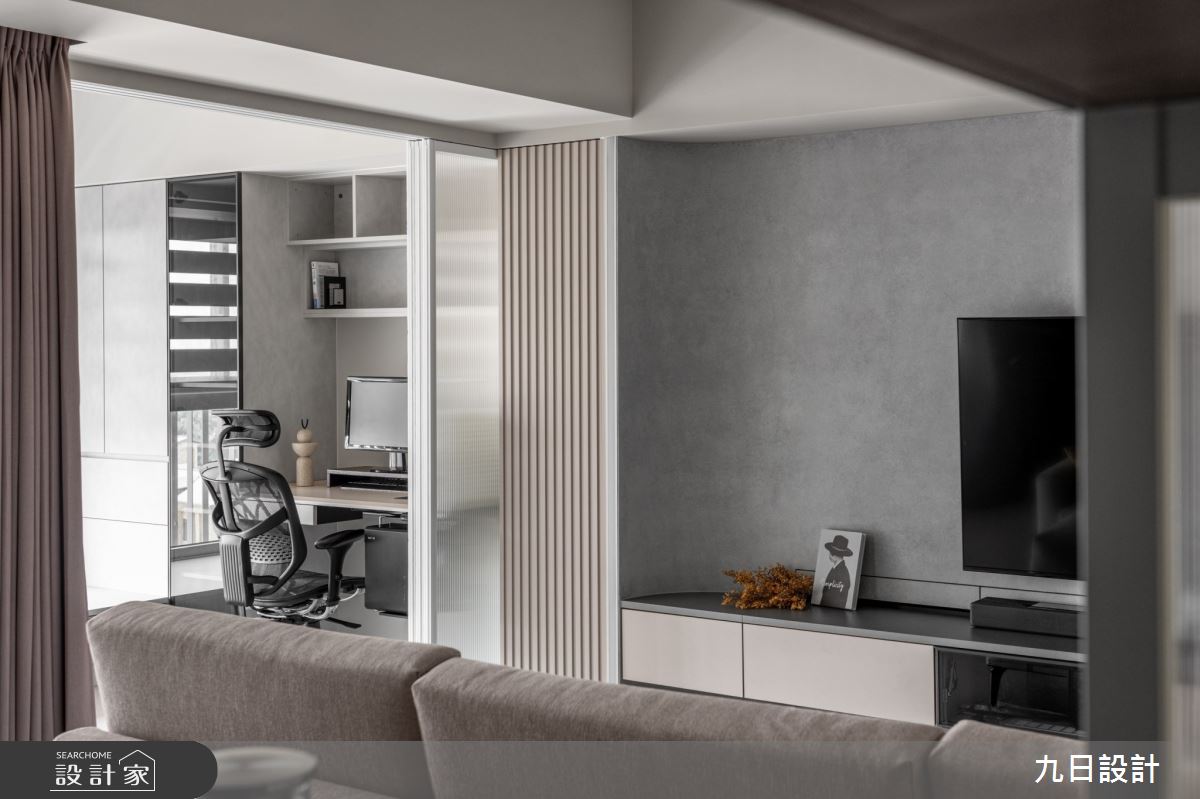 23坪新成屋(5年以下)＿現代風客廳書房案例圖片＿九日室內裝修設計＿九日_110之15