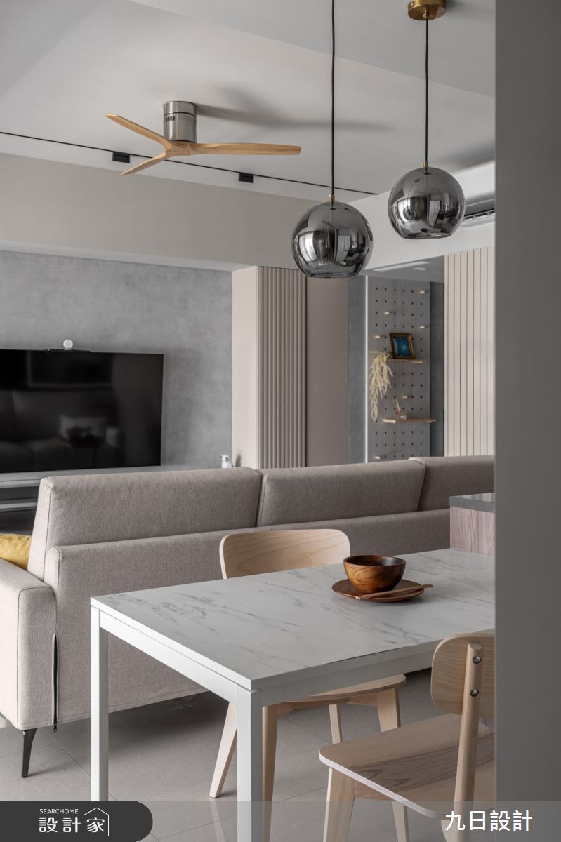 23坪新成屋(5年以下)＿現代風客廳餐廳案例圖片＿九日室內裝修設計＿九日_110之21
