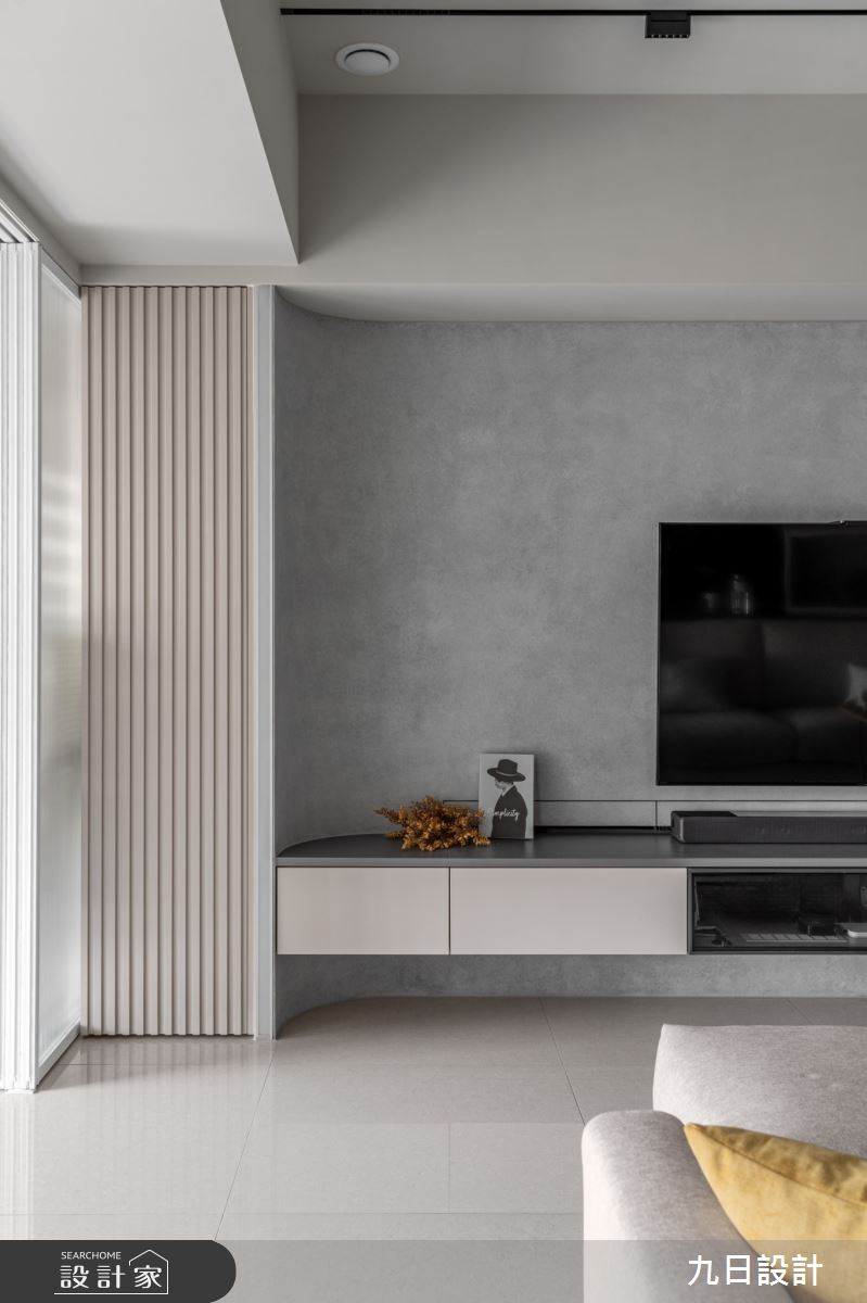 23坪新成屋(5年以下)＿現代風客廳案例圖片＿九日室內裝修設計＿九日_110之23