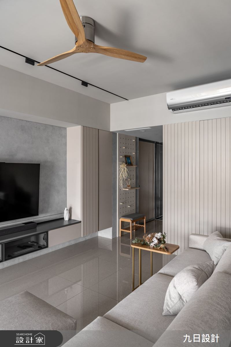 23坪新成屋(5年以下)＿現代風客廳案例圖片＿九日室內裝修設計＿九日_110之20
