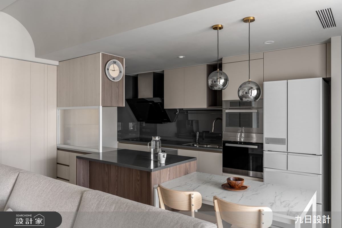 23坪新成屋(5年以下)＿現代風餐廳廚房案例圖片＿九日室內裝修設計＿九日_110之19
