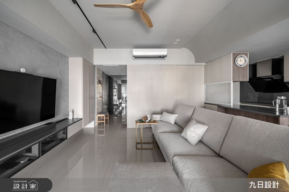 23坪新成屋(5年以下)＿現代風客廳案例圖片＿九日室內裝修設計＿九日_110之18