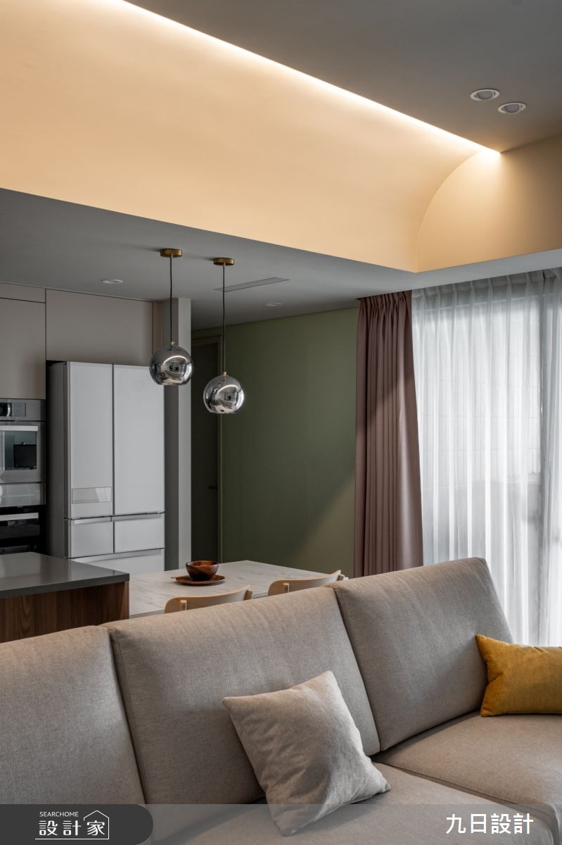 23坪新成屋(5年以下)＿現代風客廳案例圖片＿九日室內裝修設計＿九日_110之9
