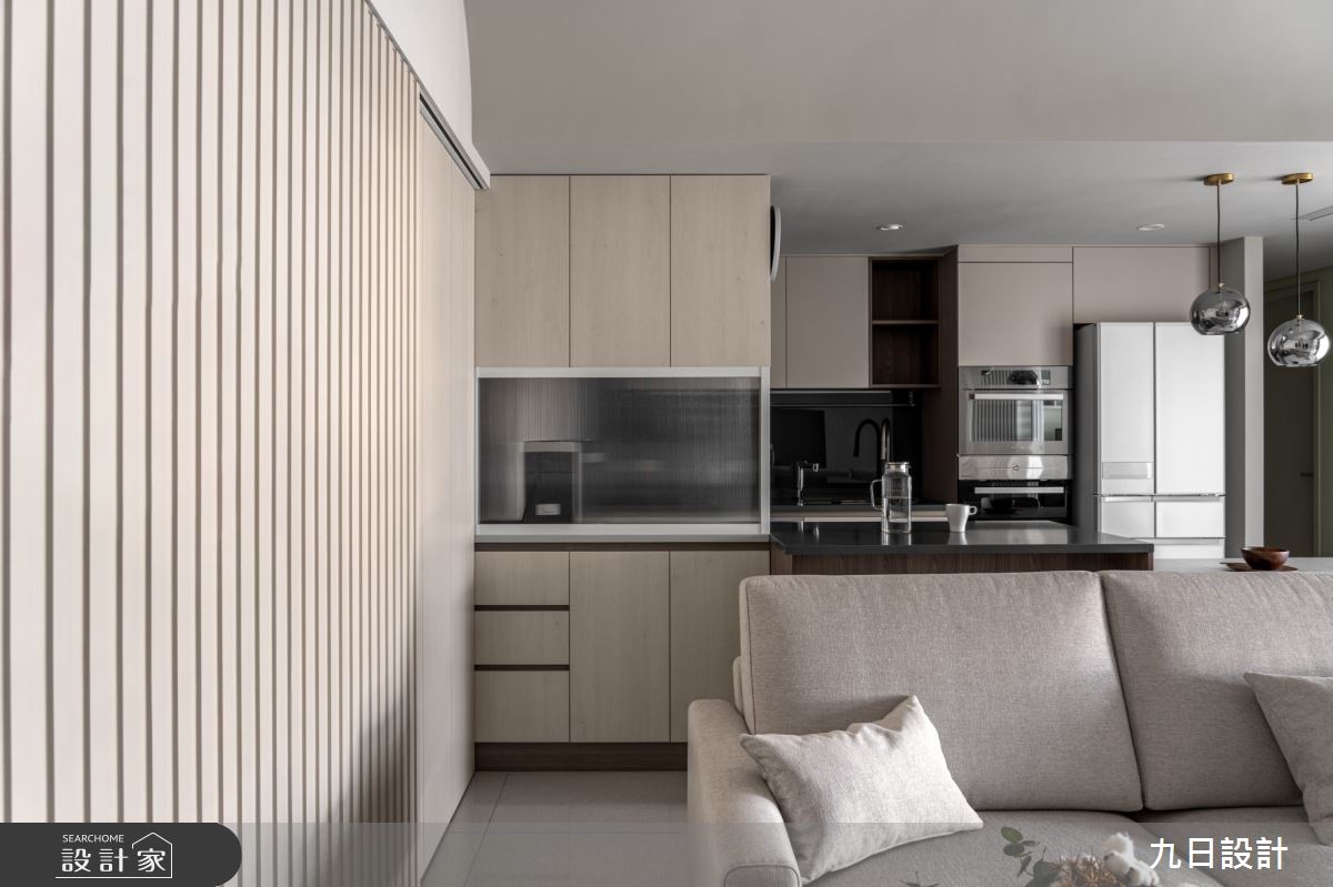 23坪新成屋(5年以下)＿現代風客廳廚房案例圖片＿九日室內裝修設計＿九日_110之11