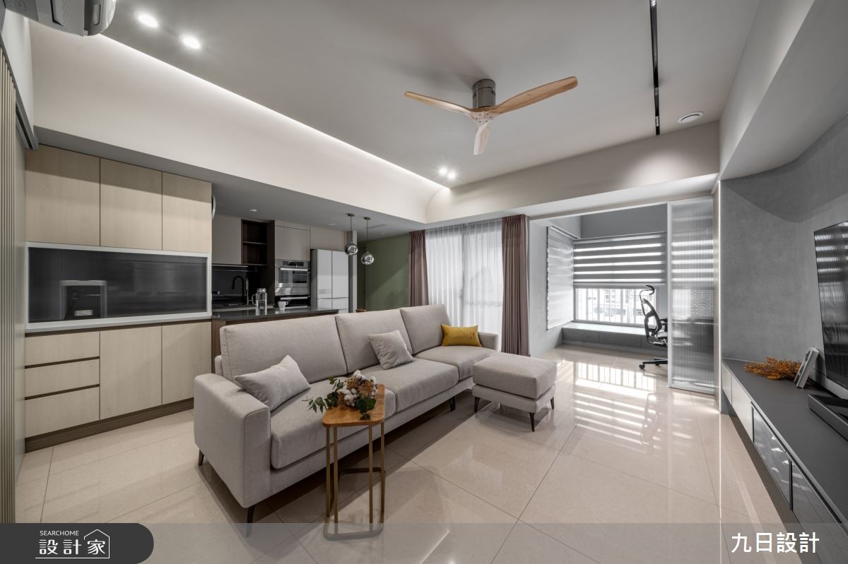 23坪新成屋(5年以下)＿現代風客廳案例圖片＿九日室內裝修設計＿九日_110之8